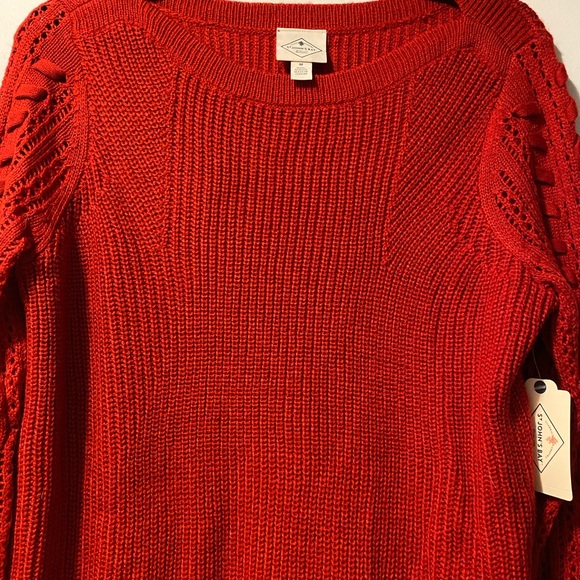 ⚫️New St Johns Bay sweater medium detail sleeves - Picture 2 of 6